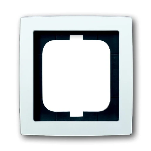 ABB Busch-Jaeger Solo Afdekraam 1-voudig Horizontaal en verticaal Wit RAL 9016 IP20 2CKA001754A4109