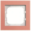 ABB Busch-Jaeger Axcent pur Afdekraam koraal 1-voudig Horizontaal en verticaal Roze IP20 2CKA001754A4765