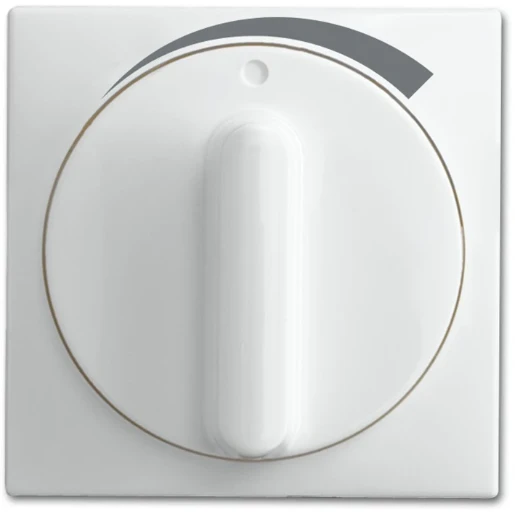 ABB Busch-Jaeger Balance Centraalplaat SI-B draaiknop wit RAL 9010 2CKA001710A4101