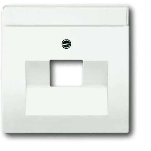 ABB Busch-Jaeger Future Axcent Centraalplaat datadoos RJ45 Jack plug Centraalplaat 1 connector Met label wit 2CKA001710A3889