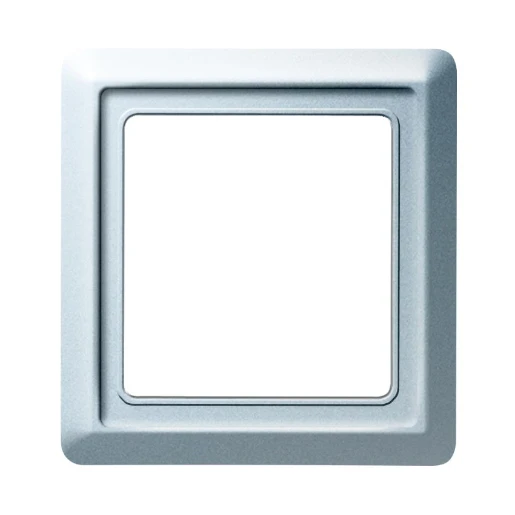 ABB Busch-Jaeger All-weather Afdekraam 1-voudig Horizontaal en verticaal Aluminium RAL 9006 IP44 2CKA001730A0276