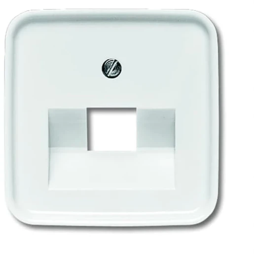 ABB Busch-Jaeger Reflex SI Centraalplaat datadoos RJ45 Jack plug Centraalplaat 1 connector Zonder label wit 2CKA001753A8394