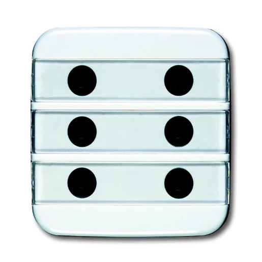 ABB Busch-Jaeger Reflex SI Infoline Infoline centraalplaat 1561U centraalplaat wit RAL 9010 2CKA001582A0352