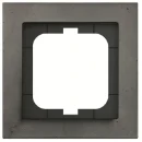 ABB Busch-Jaeger Axcent pur Afdekraam 1-voudig Horizontaal en verticaal Grijs IP20 2CKA001754A4795