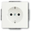 ABB Busch-Jaeger Future wandcontactdoos centraalplaat inbouw 16A 230V RA KV Mat wit RAL 9016 IP20 2CKA002013A5443