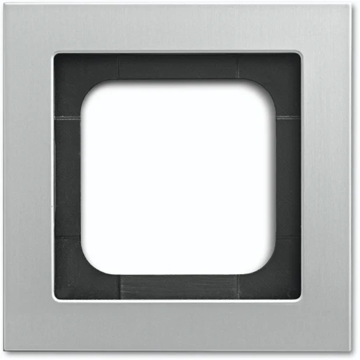 ABB Busch-Jaeger Axcent pur Afdekraam 1-voudig Horizontaal en verticaal Titanium IP20 2CKA001754A4693