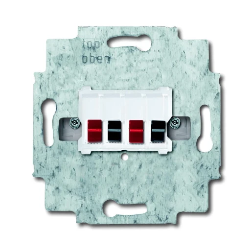 ABB Busch-Jaeger Balance SI Future Solo Axcent onderdeel/ centraalplaat Basiselement 2 connectoren Zonder label wit 2CKA000230A0403