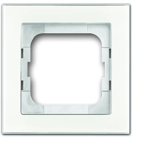 ABB Busch-Jaeger Axcent pur Afdekraam 1-voudig Horizontaal en verticaal Wit RAL 9016 IP20 2CKA001754A4437