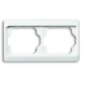 ABB Busch-Jaeger Alpha exclusive afdekraam 2-voudig Horizontaal Wit RAL 9016 IP20 2CKA001754A2999