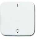 ABB Busch-Jaeger Reflex SI bedieningselement 2- en 3-polig aan / uit enkele wip wit RAL 9010 2CKA001731A0884