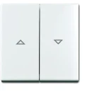 ABB Busch-Jaeger Balance Bedieningselement SI-B tweedelige wip wit RAL 9010 2CKA001713A0202