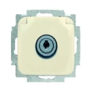 ABB Busch-Jaeger SI wandcontactdoos centraalplaat + eenheid slot inbouw 16A 250V RA Glanzend RAL 1013 IP20 2CKA002018A1474