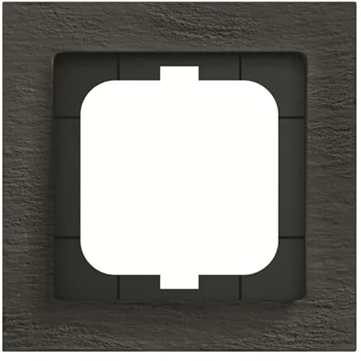 ABB Busch-Jaeger Axcent pur Afdekraam 1-voudig Horizontaal en verticaal Grijs IP20 2CKA001754A4805