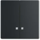 ABB Busch-Jaeger Future bedieningselement aan / uit tweedelige wip zwart RAL 9005 2CKA001751A3136