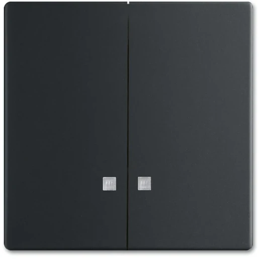 ABB Busch-Jaeger Future bedieningselement aan / uit tweedelige wip zwart RAL 9005 2CKA001751A3136