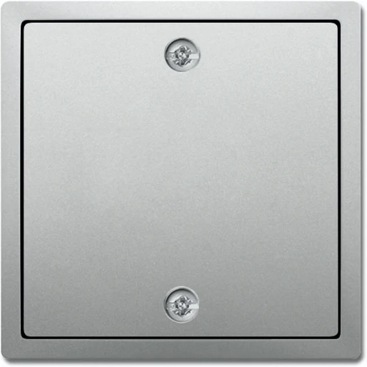 ABB Busch-Jaeger centraalplaat 2610/6u aan / uit trekkoord RVS 2CKA001753A0312