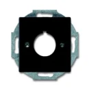 ABB Busch-Jaeger Future centraalplaat boring zwart RAL 9005 2CKA001724A4301