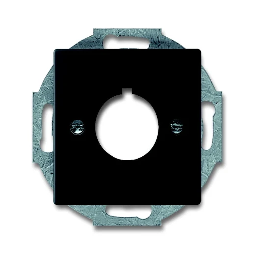 ABB Busch-Jaeger Future centraalplaat boring zwart RAL 9005 2CKA001724A4301