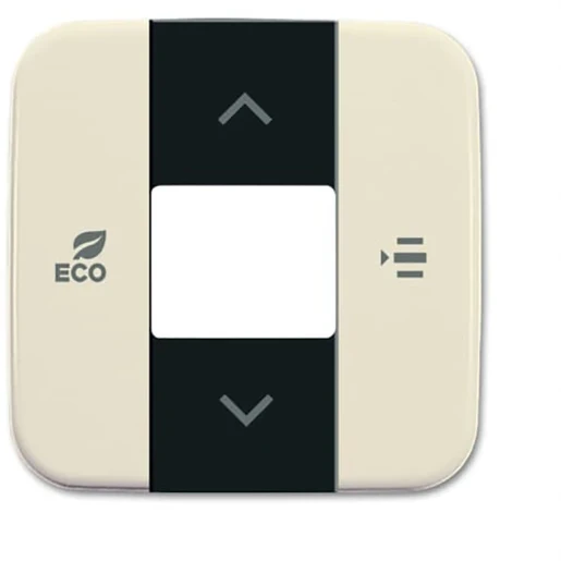 ABB Busch-Jaeger F@home centraalplaat fancoil enkele drukker beige RAL 1013 2CKA006220A0251