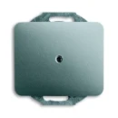 ABB Busch-Jaeger Alpha Centraalplaat leidinguitvoer Snoerkap Basiselement met centrale afdekplaat MetaalZonder label titanium 2CKA001710A3342