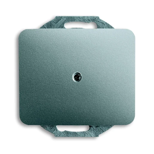 ABB Busch-Jaeger Alpha Centraalplaat leidinguitvoer Snoerkap Basiselement met centrale afdekplaat MetaalZonder label titanium 2CKA001710A3342