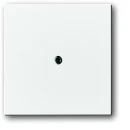 ABB Busch-Jaeger Future Solo Axcent Carat centraalplaat 1x uit boring 10mm Jack plug Centraalplaat Zonder label wit 2CKA001710A3173