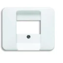 ABB Busch-Jaeger Alpha Centraalplaat TAE/USB TAE Bedieningselement Zonder label wit 2CKA001753A7743