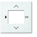 ABB Busch-Jaeger Balance Bedieningselement timer 6455-56 1098U(F) SI-B enkele drukker wit RAL 9010 2CKA006430A0402