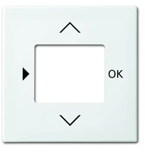 ABB Busch-Jaeger Balance Bedieningselement timer 6455-56 1098U(F) SI-B enkele drukker wit RAL 9010 2CKA006430A0402