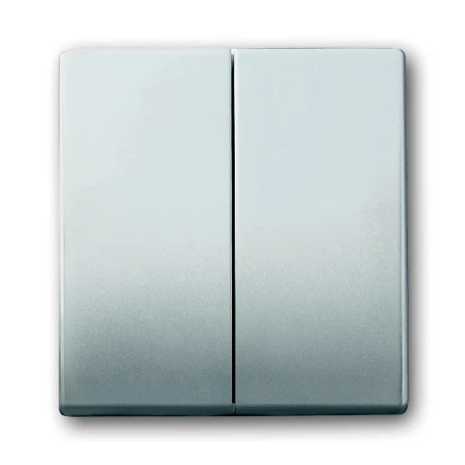 ABB Busch-Jaeger bedieningselement serie en wissel aan / uit tweedelige wip RVS 2CKA001751A2962