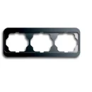 ABB Busch-Jaeger Alpha nea Afdekraam 3-voudig Horizontaal Platina IP20 2CKA001754A1637