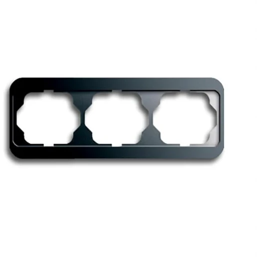 ABB Busch-Jaeger Alpha nea Afdekraam 3-voudig Horizontaal Platina IP20 2CKA001754A1637