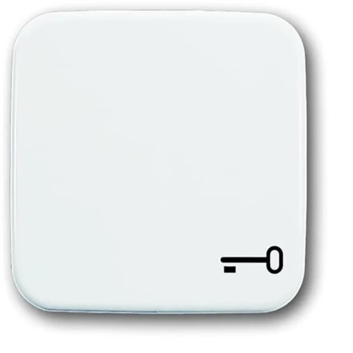 ABB Busch-Jaeger Reflex SI bedieningselement pulsdrukker aan / uit enkele wip wit RAL 9010 2CKA001731A0959