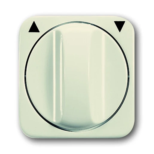 ABB Busch-Jaeger SI Centraalplaat + knop knevelgreep beige RAL 1013 2CKA001753A0599