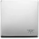 ABB Busch-Jaeger bedieningselement wip pulsdrukker aan / uit enkele wip RVS 2CKA001751A3191