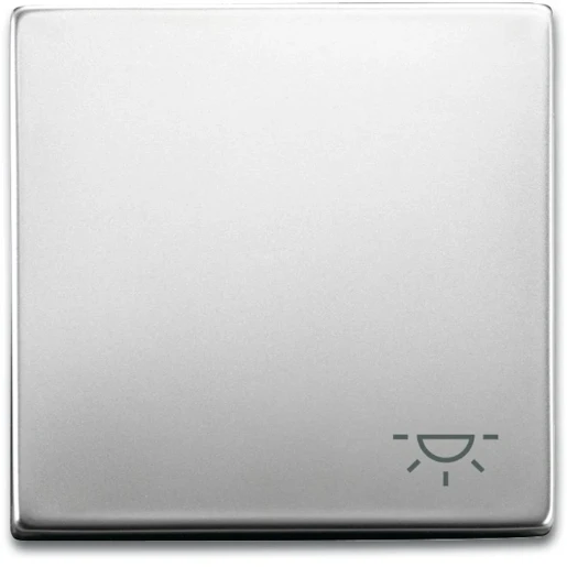 ABB Busch-Jaeger bedieningselement wip pulsdrukker aan / uit enkele wip RVS 2CKA001751A3191