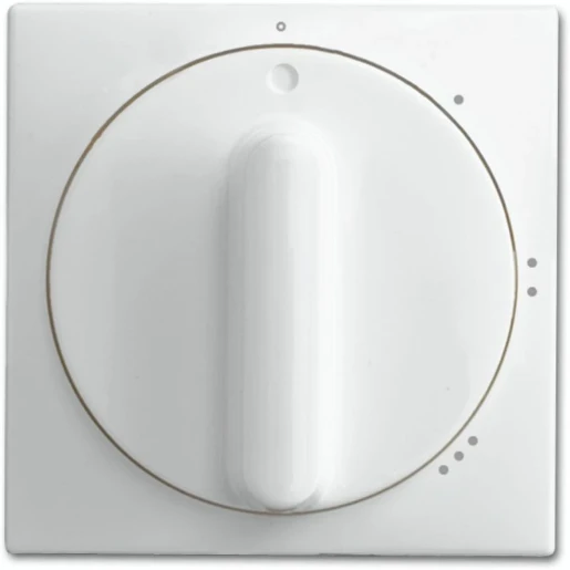 ABB Busch-Jaeger Balance Centraalplaat 2710U SI-B draaiknop wit RAL 9010 2CKA001710A4060