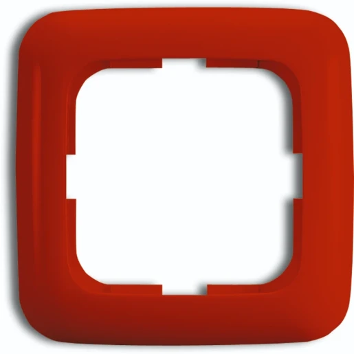 ABB Busch-Jaeger Reflex SI Afdekraam 1-voudig Horizontaal en verticaal Rood RAL 3020 IP20 2CKA001725A1563