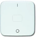 ABB Busch-Jaeger Reflex SI bedieningselement 2-polig (10a) 2 stuks aan / uit enkele wip wit RAL 9010 2CKA001434A0570