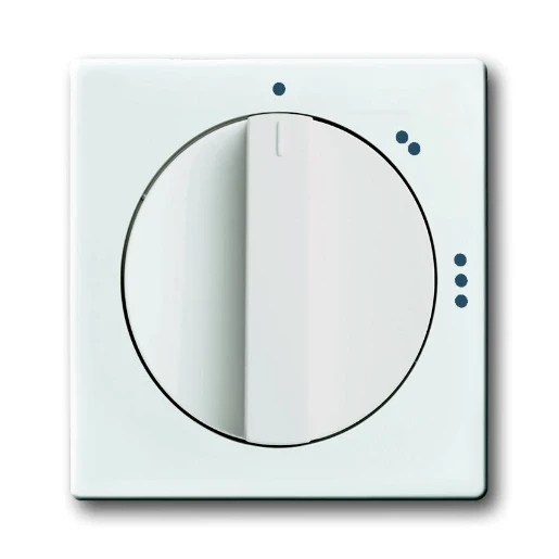 ABB Busch-Jaeger Future Solo Axcent Carat Centraalplaat 2710/1U knevelgreep wit RAL 9016 2CKA001710A3651