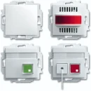 ABB Busch-Jaeger Balance Infoline Miva toiletset VDE0834 SI B set compleet 70x21mm wit IP20 2CKA001582A0427