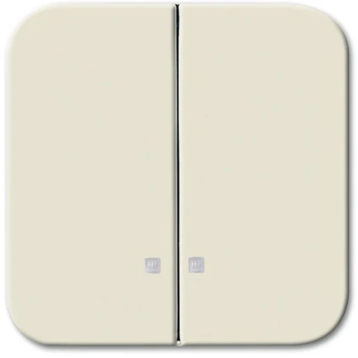 ABB Busch-Jaeger SI bedieningselement si aan / uit tweedelige wip beige RAL 1013 2CKA001731A3992