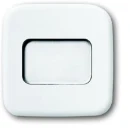 ABB Busch-Jaeger Reflex SI bedieningselement wis kruis puls aan / uit enkele wip wit RAL 9010 2CKA001731A0751