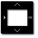 ABB Busch-Jaeger Future Carat Centraalplaat timer 6455-56 1098U (F) centraalplaat antraciet RAL 7021 2CKA006430A0303