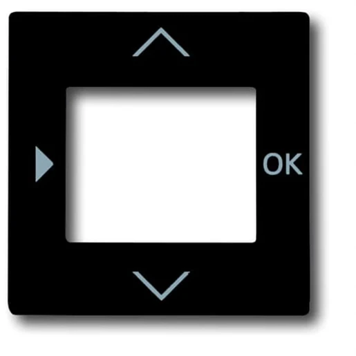 ABB Busch-Jaeger Future Carat Centraalplaat timer 6455-56 1098U (F) centraalplaat antraciet RAL 7021 2CKA006430A0303