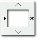 ABB Busch-Jaeger Future Solo Axcent Carat Centraalplaat timer 6455-56 1098U(F) centraalplaat wit RAL 9016 2CKA006430A0306