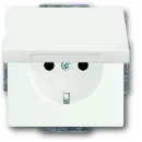 ABB Busch-Jaeger Future wandcontactdoos centraalplaat inbouw 16A 250V RA Mat wit RAL 9016 IP20 2CKA002018A1494