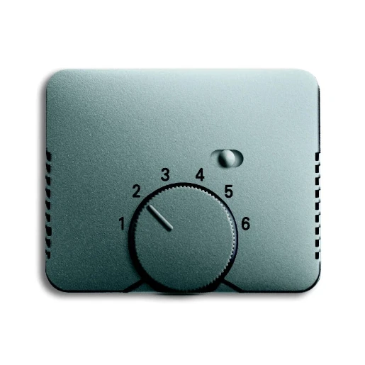 ABB Busch-Jaeger Alpha Centraalplaat 1095/96U draaiknop titanium 2CKA001710A3567