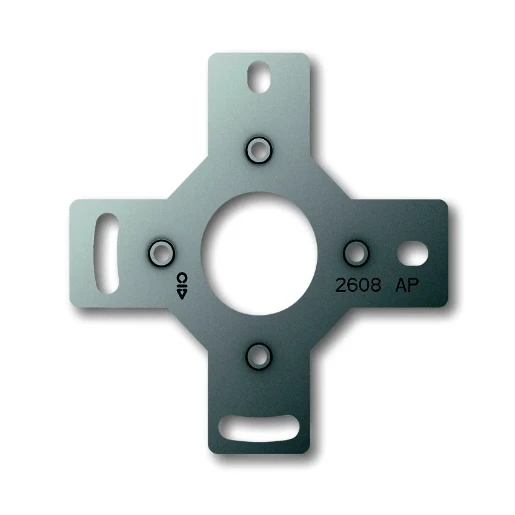 ABB Busch-Jaeger AP Adapterplaat lasdoos opbouw 1-voudig Verticaal RAL 1013 2CKA002099A0249