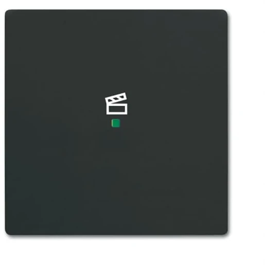 ABB Busch-Jaeger F@home bedieningswip scene aan / uit enkele wip zwart RAL 9005 2CKA006220A0501